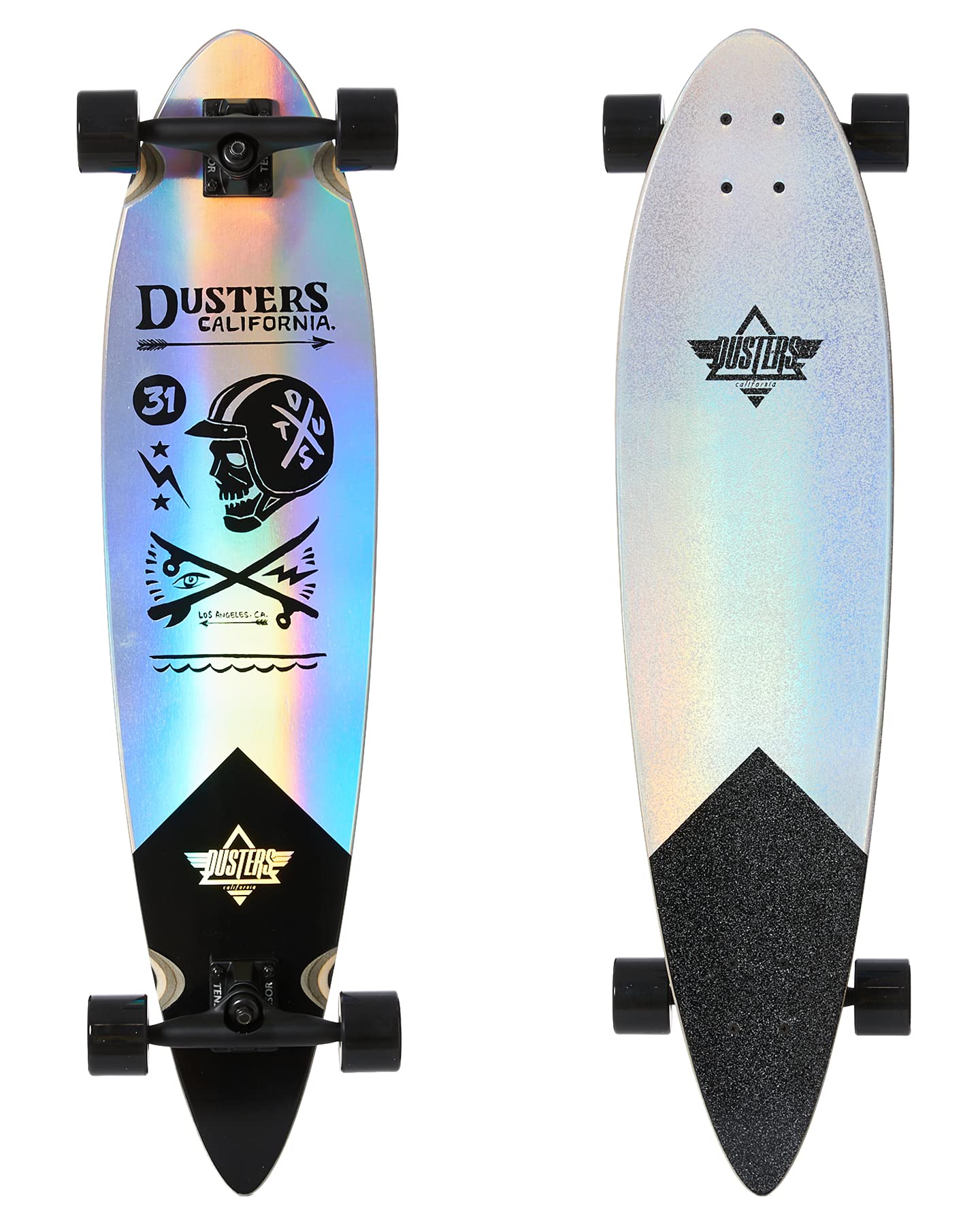 Amazon.com : Dusters Longboard Moto Cosmic Pintail Holographic